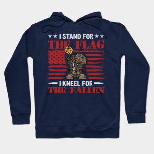 I Stand for the Flag Kneel for the Fallen Hoodie